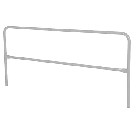 Vestil STEEL PIPE SAFETY RAILING 96 IN LENGTH SILVER VDKR-8-SL